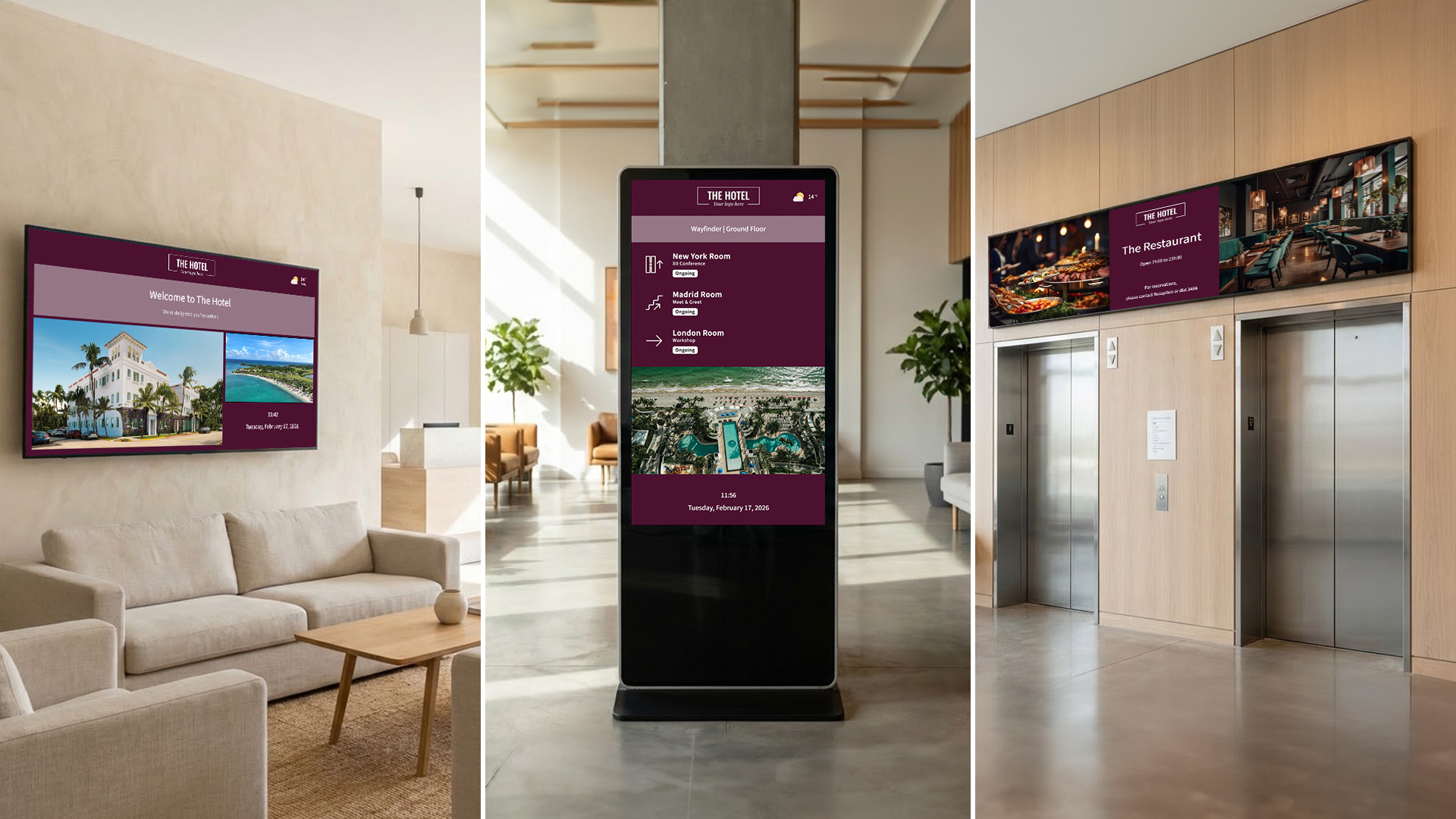 Nonius Signage Expands Creative Freedom with Flexible Resolutions for Hotel Displays